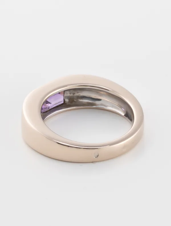 Bague Jonc Améthyste