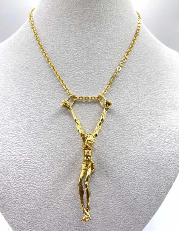 Pendentif Crucifixion Or Jaune 18K