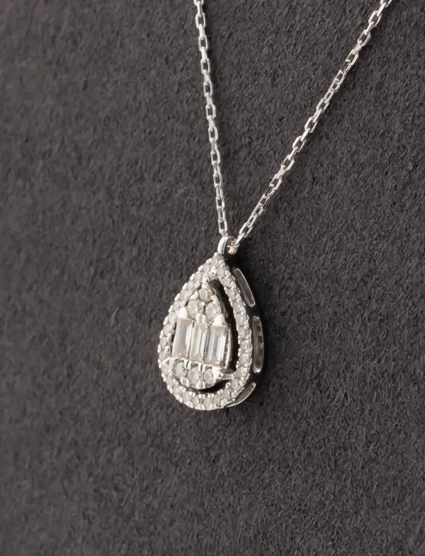 Collier Diamants & Or blanc