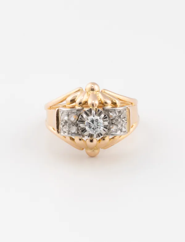 Bague Art Déco Or & Diamants