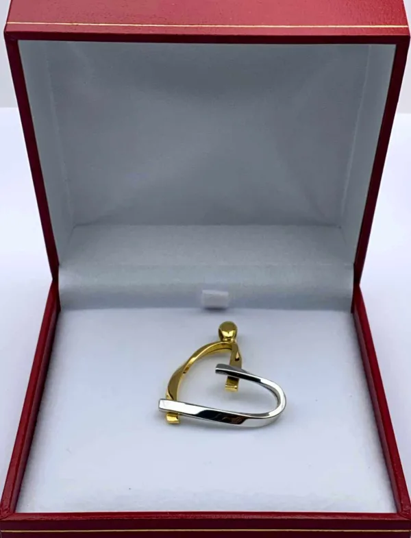 Pendentif Romantique 2 Ors Coeur