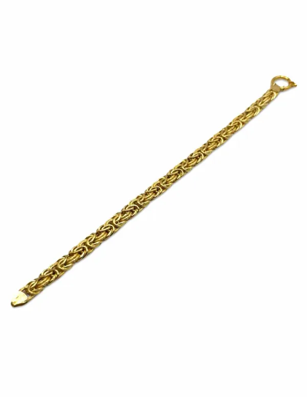 Bracelet Ruban Maille Royale Or Jaune 18 ct