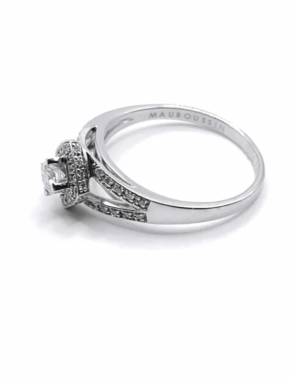 Mauboussin Bague Solitaire Love My Love Or Blanc Diamant