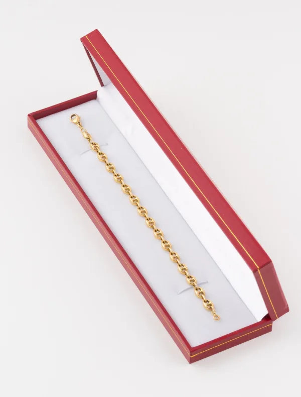 Bracelet Grain de Café Or Jaune