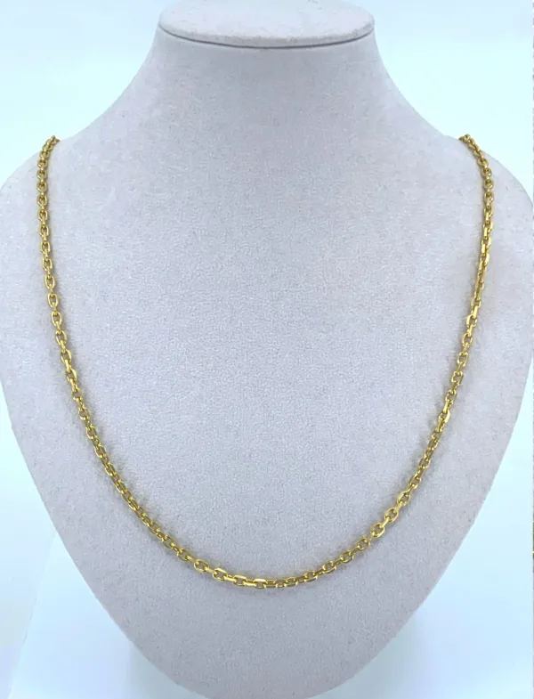 Chaine Maille Forçat Or Jaune