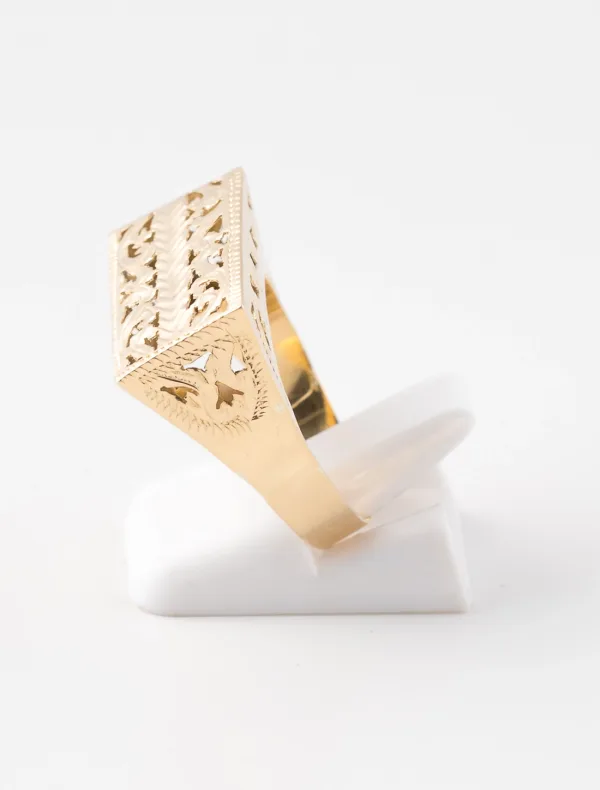 Bague Ajourée Or Jaune