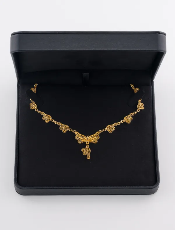 Collier ancien Filigrane Or Jaune