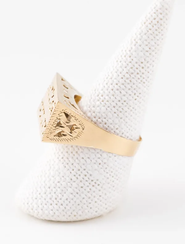 Bague Ajourée Or Jaune