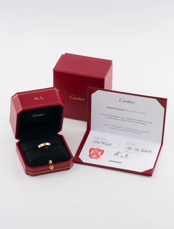 Bague "Love" Cartier Or Jaune & Diamant