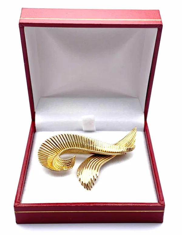 Broche Vintage Or Jaune 18K