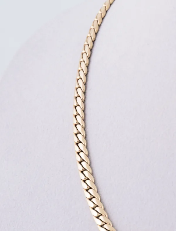 Collier Boucle Or Jaune & Diamants