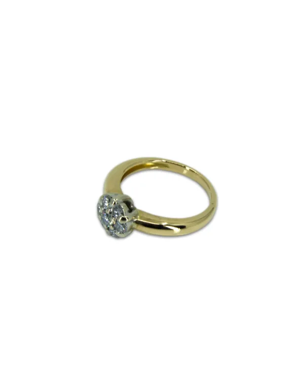 Bague Marguerite Or Jaune & Diamants