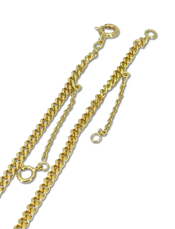 Chaine Maille Gourmette Or Jaune