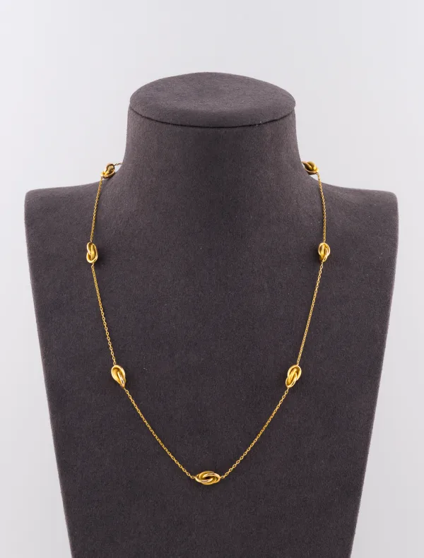 Collier Noeud Antillais Or jaune