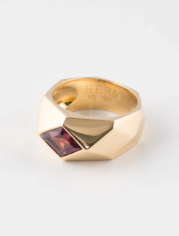 Bague Hermès Rubis & Or Jaune