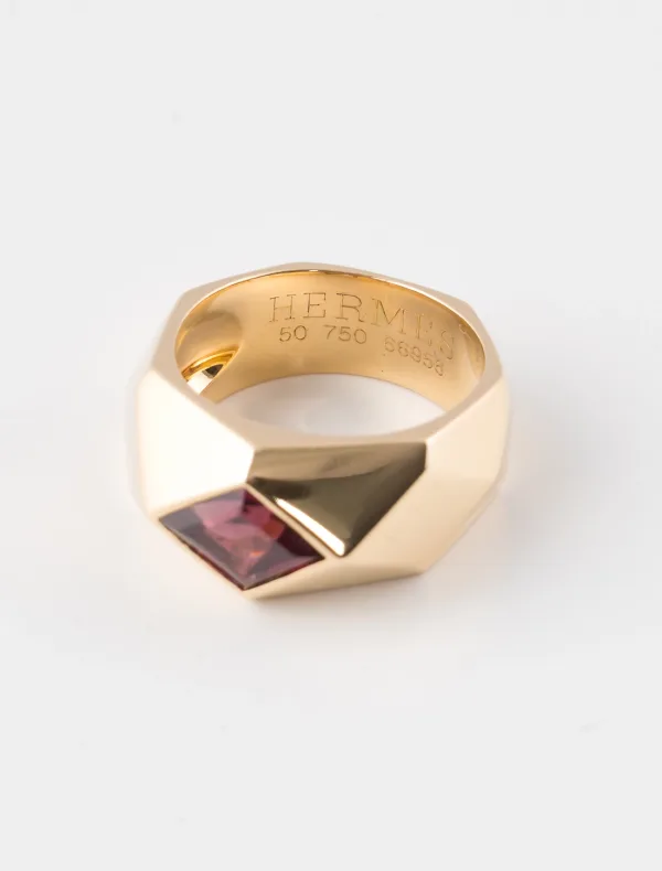 Bague Hermès Rubis & Or Jaune