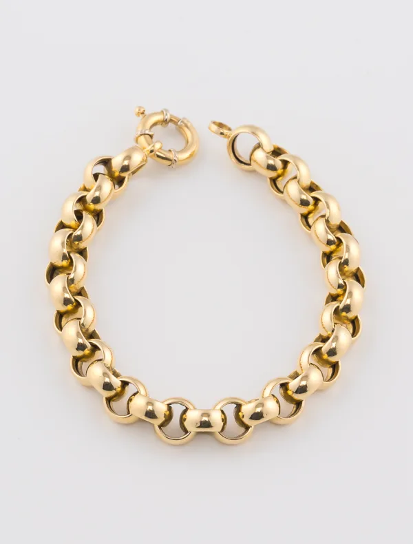 Bracelet Maille Jaseron Or Jaune
