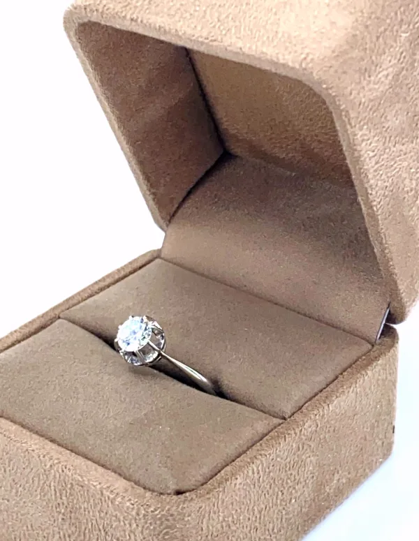 Bague Platine & Diamant Solitaire
