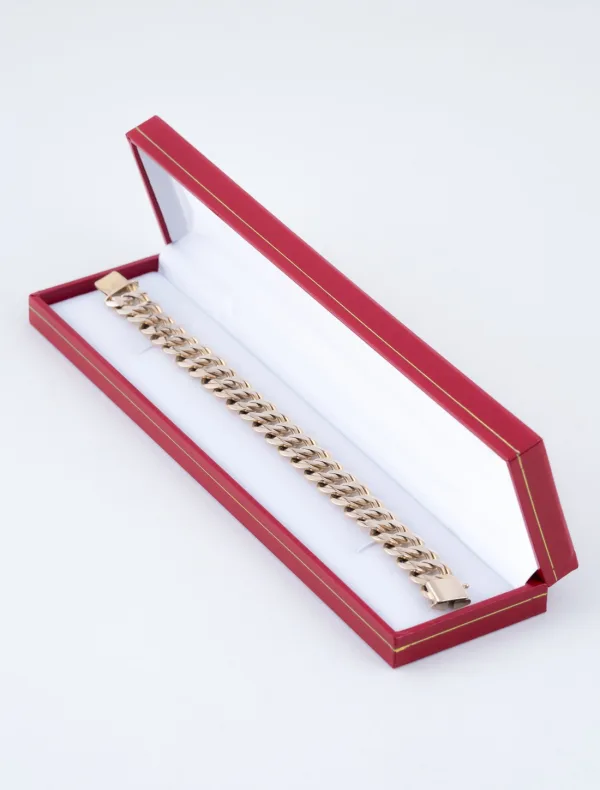 Bracelet Paires de Mailles Gourmettes Or