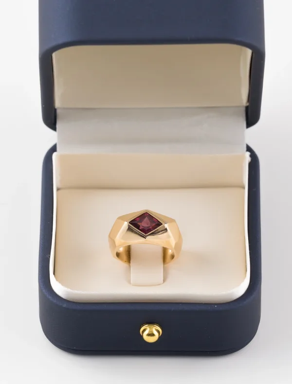 Bague Hermès Rubis & Or Jaune
