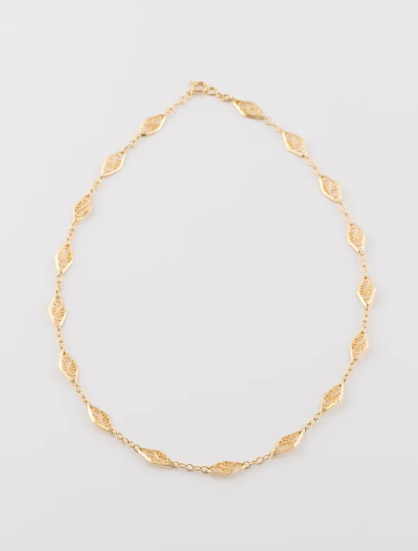 Collier Filigrane Or Jaune