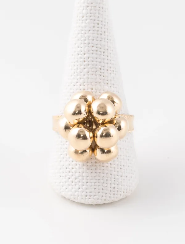 Bague Grappe Vintage Or Jaune