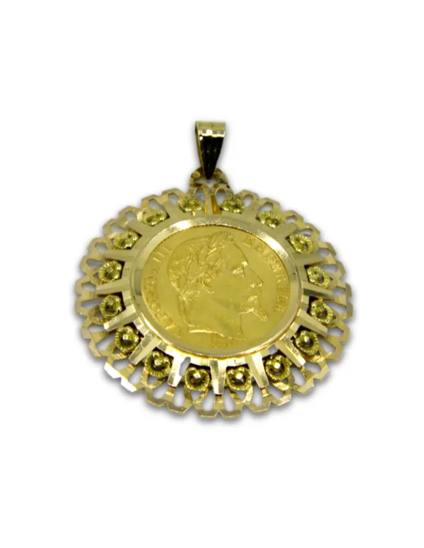 Pendentif Vintage 20F Or