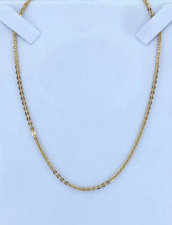 Chaine Maille Forçat Or Jaune 18K