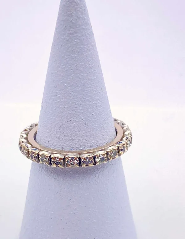 Bague Alliance 2 Ors 18K et Diamants
