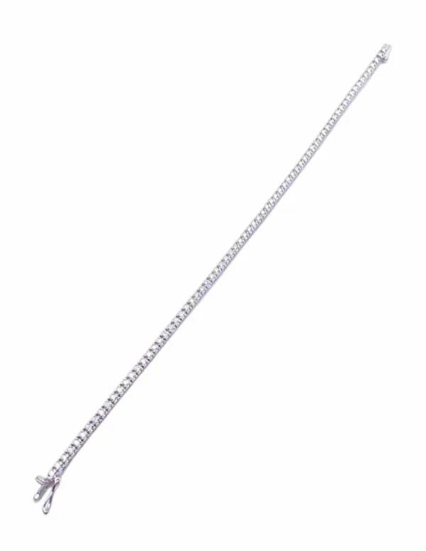 Bracelet Rivière Or Blanc & Diamants