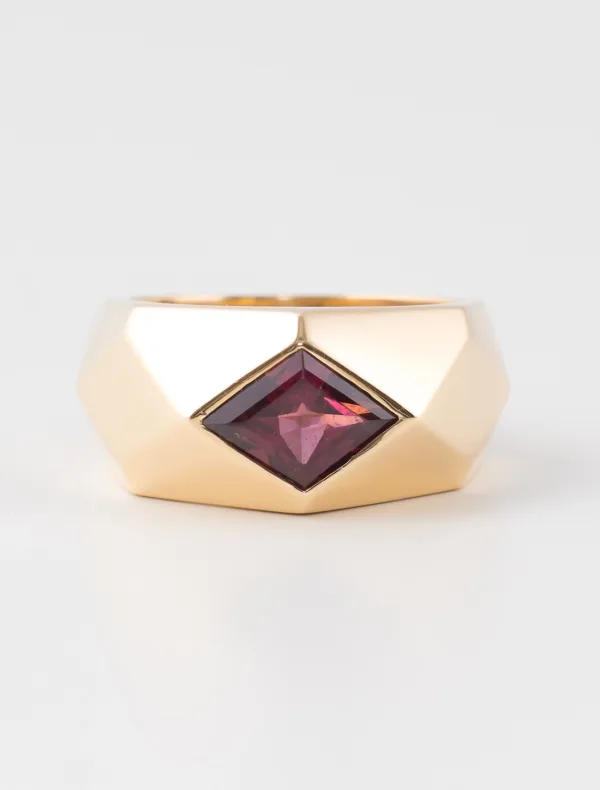 Bague Hermès Rubis & Or Jaune