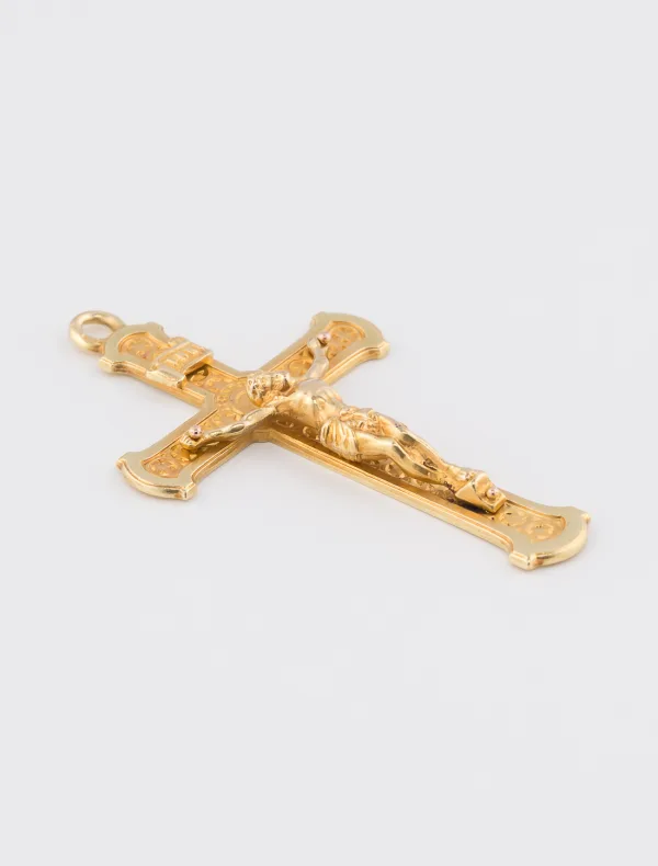Pendentif Crucifix Or Jaune