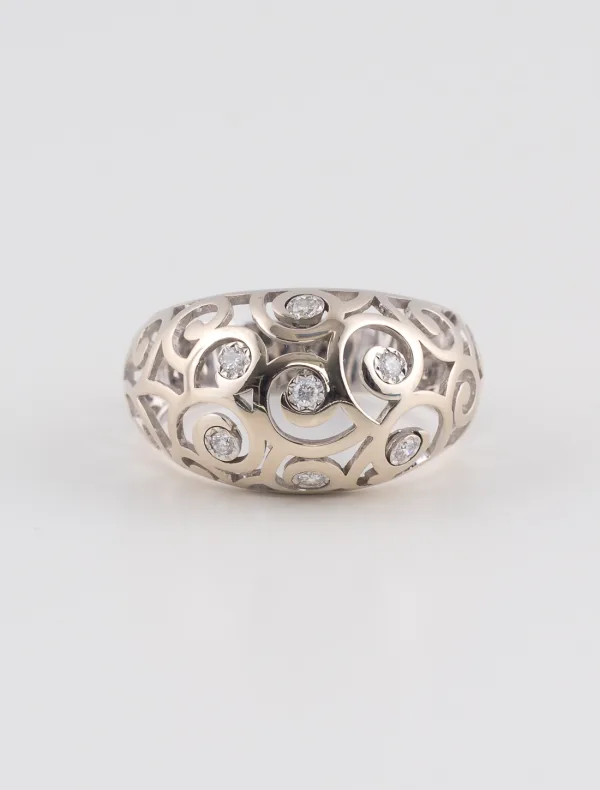 Bague Or blanc & Diamants