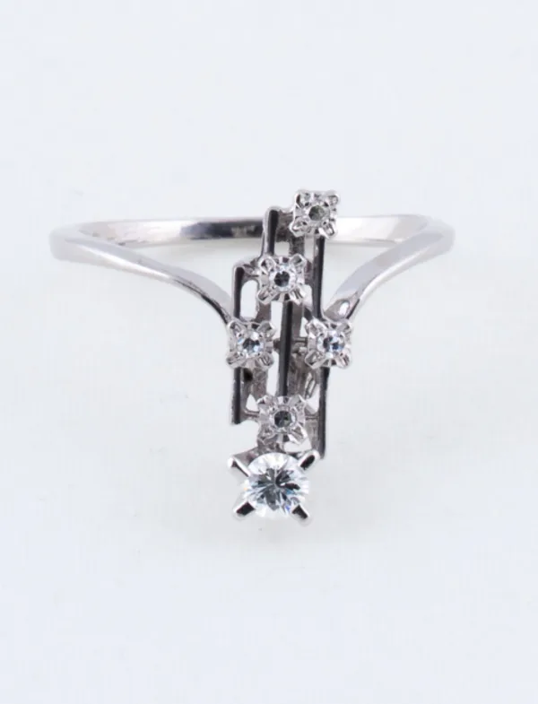 Bague Or Blanc & Diamants