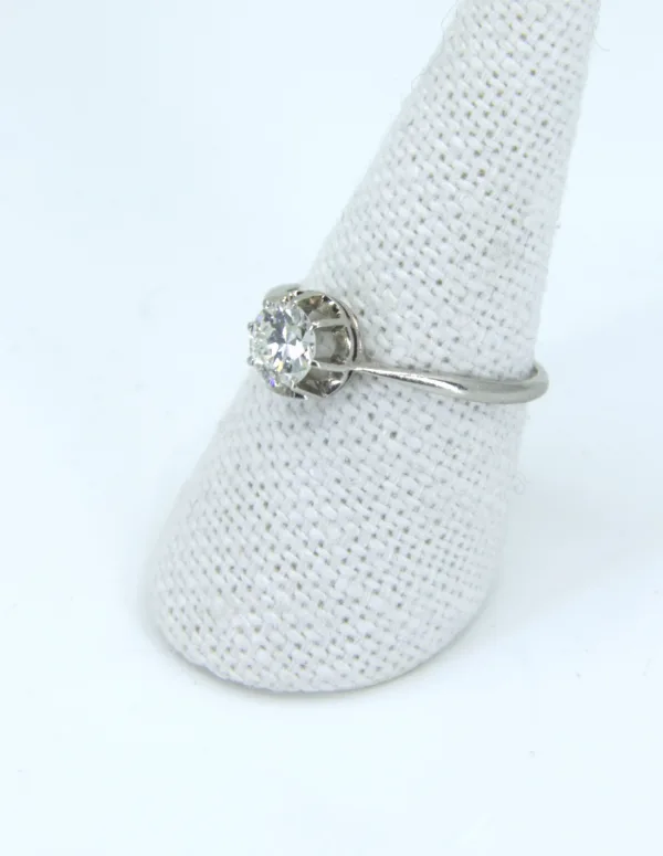Bague Platine & Diamant Solitaire
