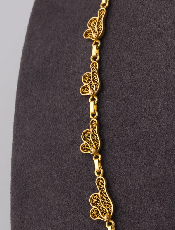 Collier ancien Filigrane Or Jaune