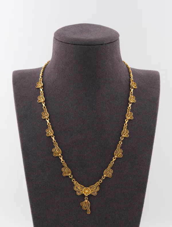 Collier ancien Filigrane Or Jaune