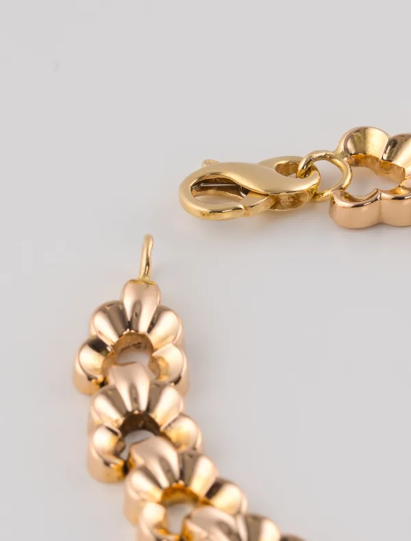 Bracelet Papillons Or Jaune
