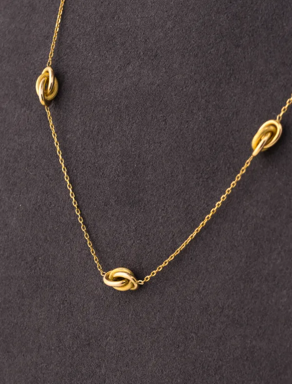 Collier Noeud Antillais Or jaune
