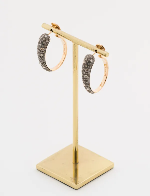 Boucles d'Oreilles Pomellato Tango Or Rose & Diamants