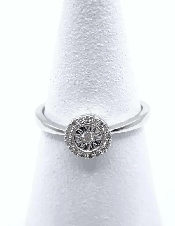Bague Or Blanc & Diamants