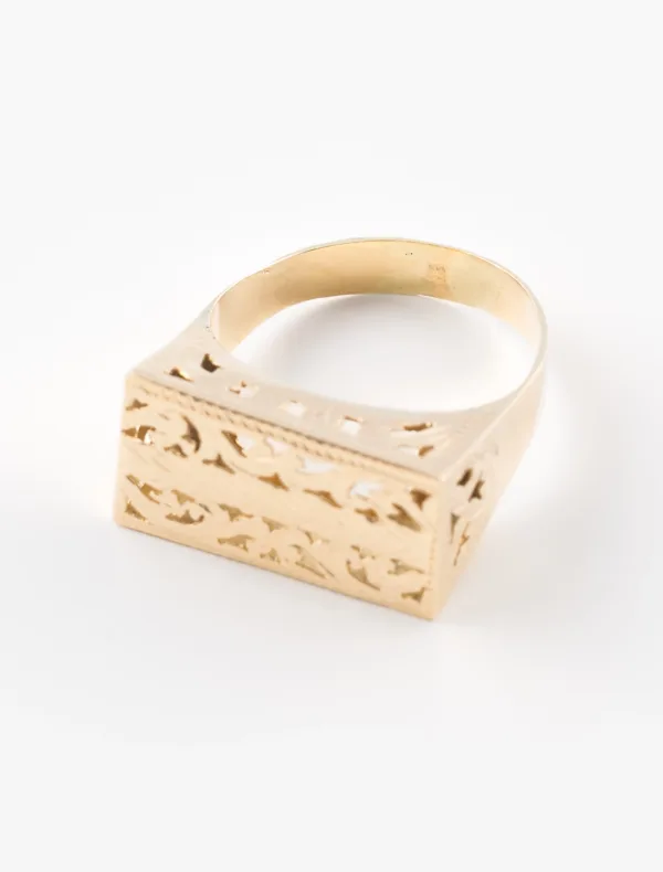 Bague Ajourée Or Jaune