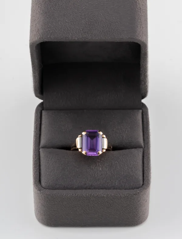 Bague Améthyste Art Déco