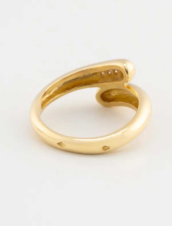 Bague Jonc Or Jaune & Diamants