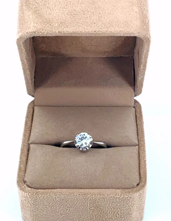 Bague Platine & Diamant Solitaire