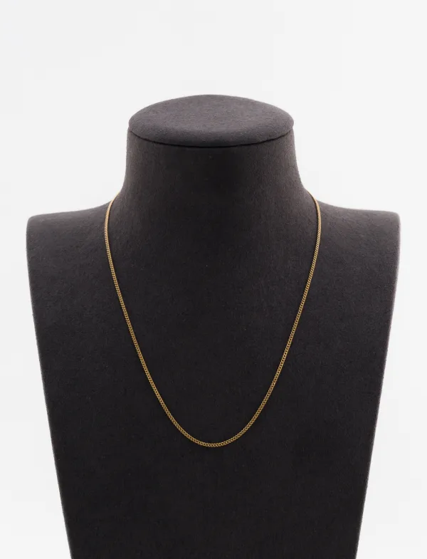 Collier Maille Gourmette Fine Or Jaune