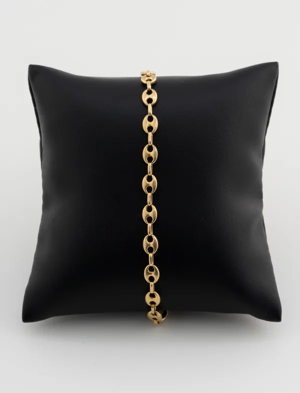 Bracelet Grain de Café Or Jaune