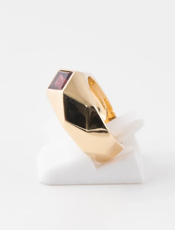 Bague Hermès Rubis & Or Jaune