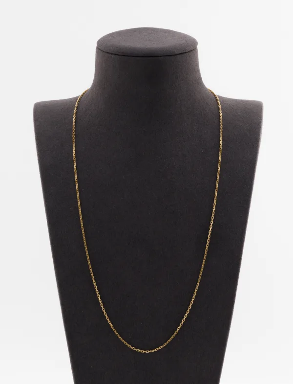 Collier Chaine Maille Forçat Or Jaune