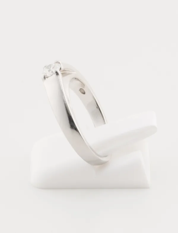 Bague Solitaire Platine Bulgari